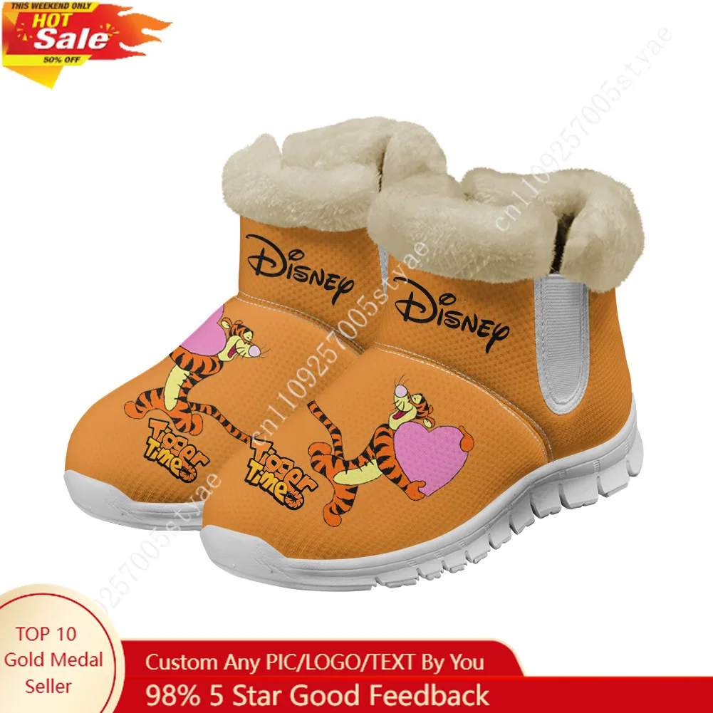 

Disney Tigger Snow Boots Mens Womens Warm shoes lightweight casual boots Shoes Outdoor Sports Shoes
