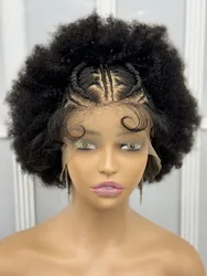 synthetic Wig  style  Afro Kinky Wig For Women Afro Cut Short Soft Curly Afro Wig Natural Looking For Daily Use