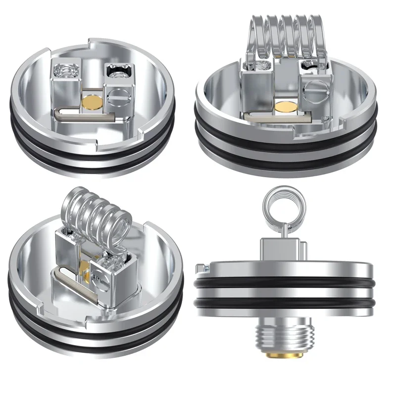 Original Hellvape Dead Rabbit Solo RDA Tank Single Coil RDA Vape Zerstäuber 22 mm Bodenzufuhr mit BF Pin DIY E-Zigaretten 810 Drip