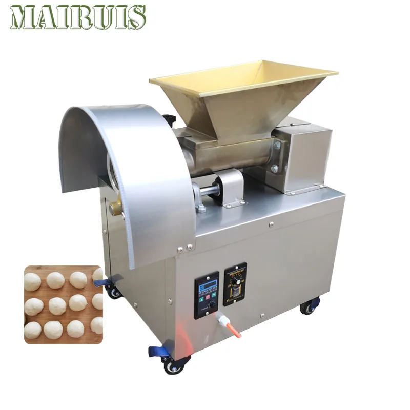 Electric Automatic Cookie Dough Divider Extruder Machine Dough Divider Roller Dough Rounder For Ball Square Round Strip