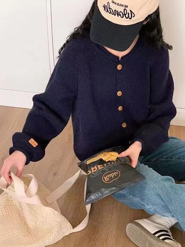 ZJAISS 2026 Autumn Warm Single Breasted Knitted Sweater Women Fashion Casual Jacquard Crochet Pink Cardigan Tops Y2k