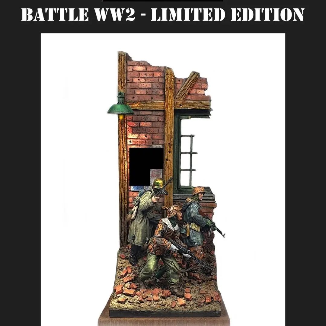 

1/35 Resin Model Figure GK，German soldier , Unassembled and unpainted kit