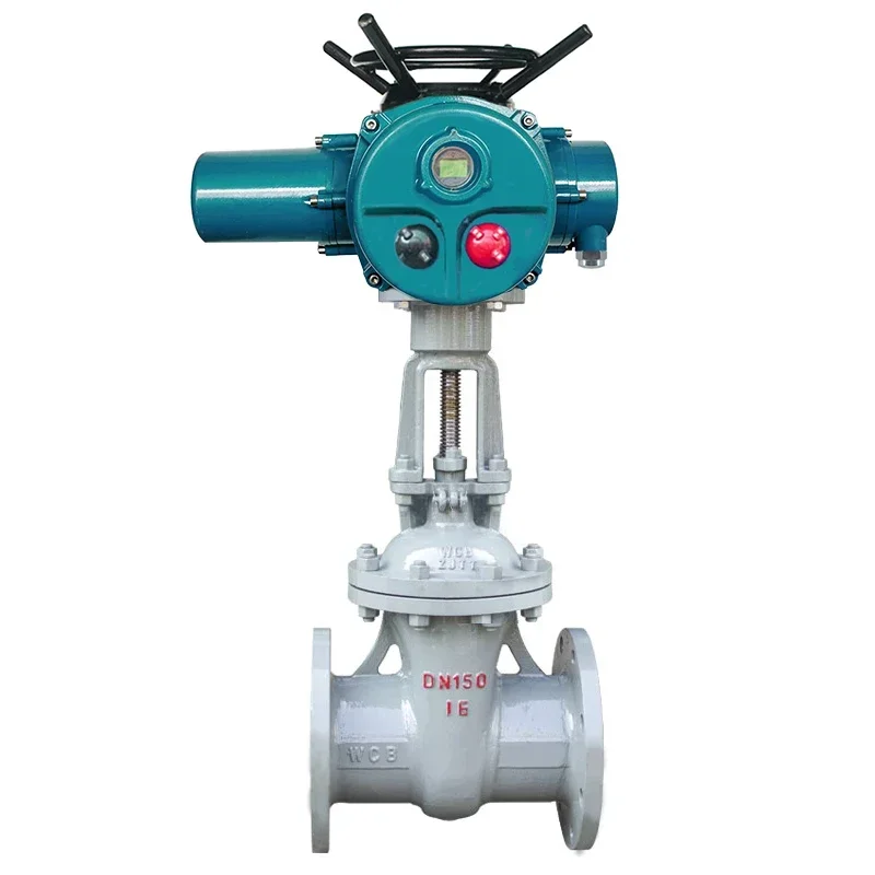 SONGO gate valve 8 inch Stainless Steel Double Flange Multi Turn Electric Actuated Water Flow Control Motorized Gate Valve