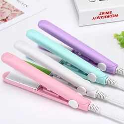 1PC Portable Mini Hair Straightener Curling Iron Ceramic Straightening Styling Tools Curling And Straightened Dual-use Splint