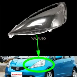 For Honda Fit Jazz Hatchback 2008~2011 Headlight Cover Car Headlamp Lens Replacement Front Glass Auto Shell
