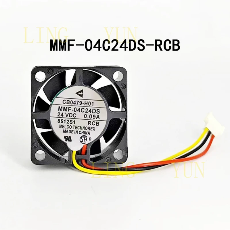 

Новый в упаковке вентилятор для сервера Melco 40*40*15 мм MMF-04C24DS-RCB CB0479-H01 0.09A 24VDC