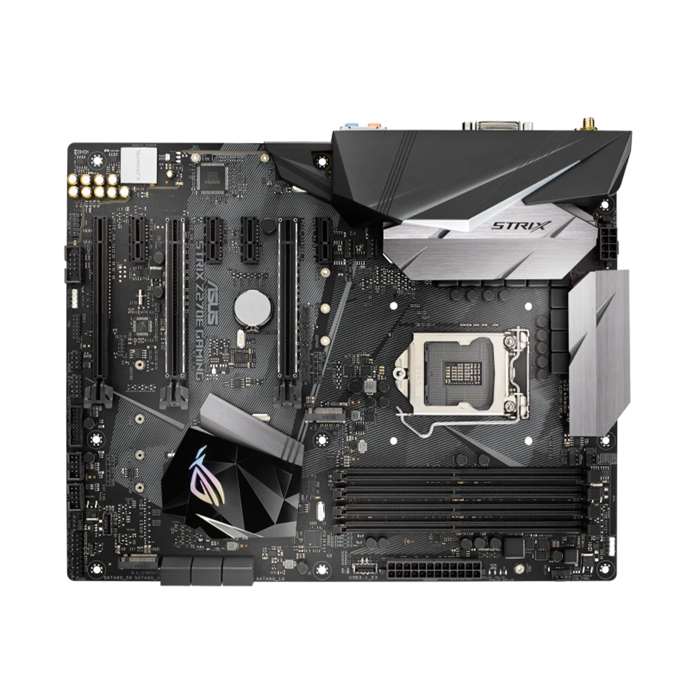 Imagem -02 - Placa-mãe para Jogos Asus-strix Z270e Soquete Cpu i5 6500 1151 Usa Chipconjunto Intel Z270 x Ddr4 64gb Pcie 3.0 Atx