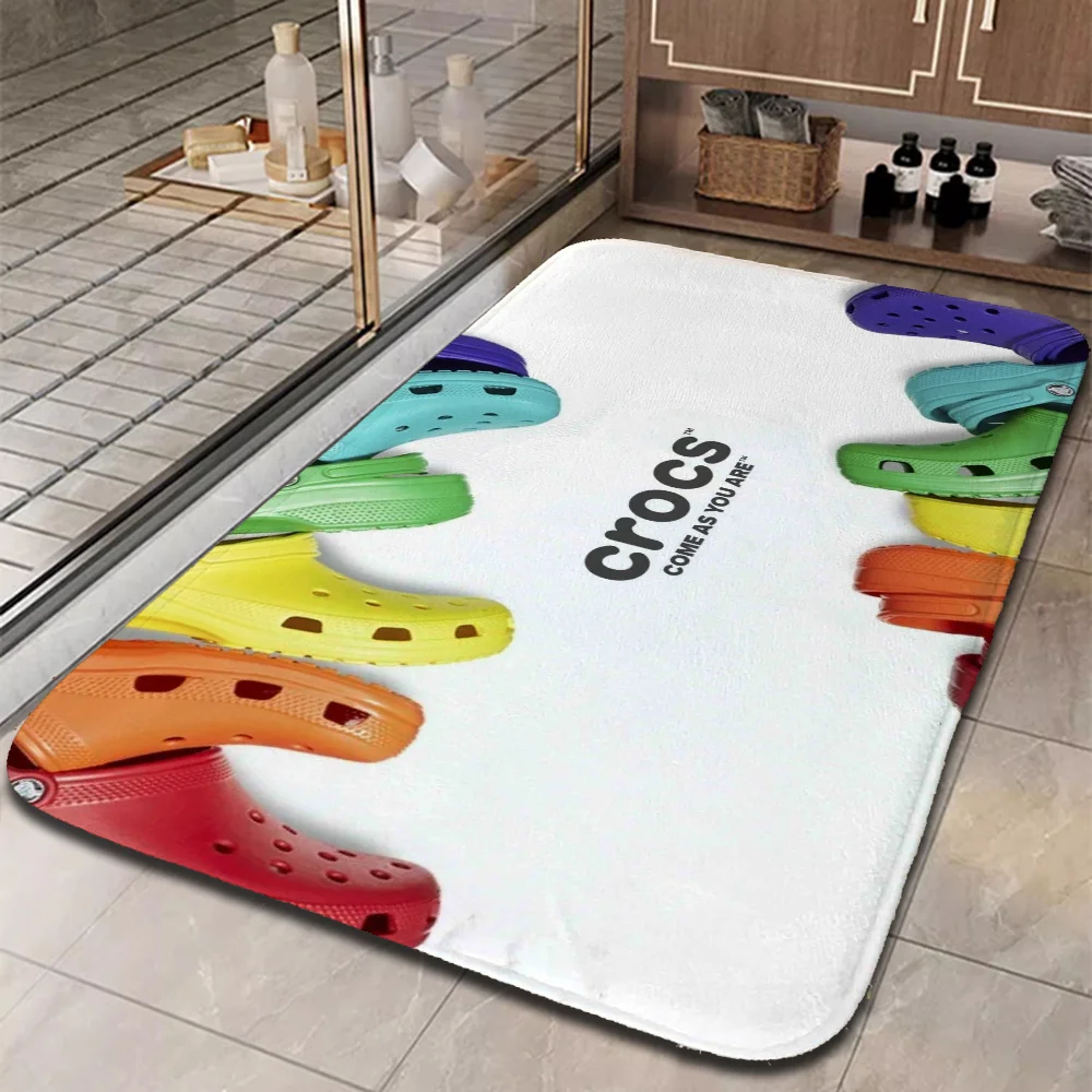 Floor Mats C-Crocs Sofa Mat Home Doormat Entrance Door Kitchen Rug Living Room Mat Aesthetic Room Decoration Carpet for Kitchen