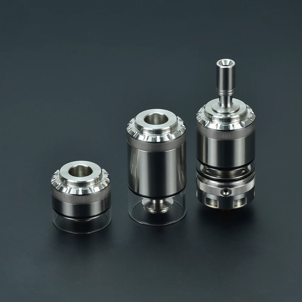 Tubo de Substituição com Base de Vidro, Compatível com Substituição, MTL RTA, Rta Top Padding, 316SS, 2ml, 4ml, 6ml