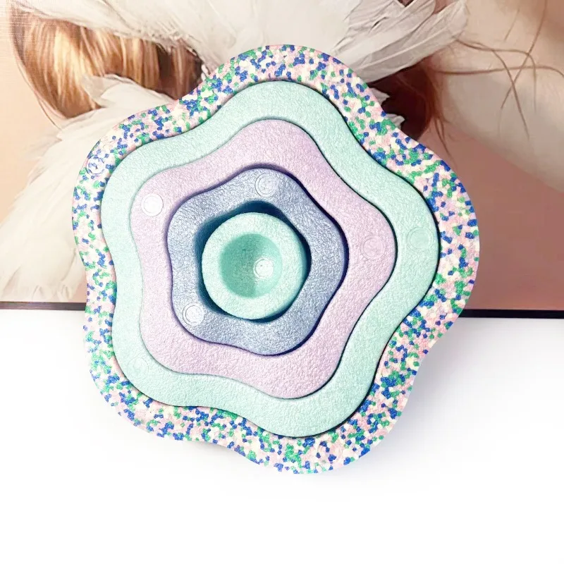 Flowers Cross  Balance Board Cross The Bridge Stone Early Education Kindergarten Balance Training Sense Training Stepping Stone