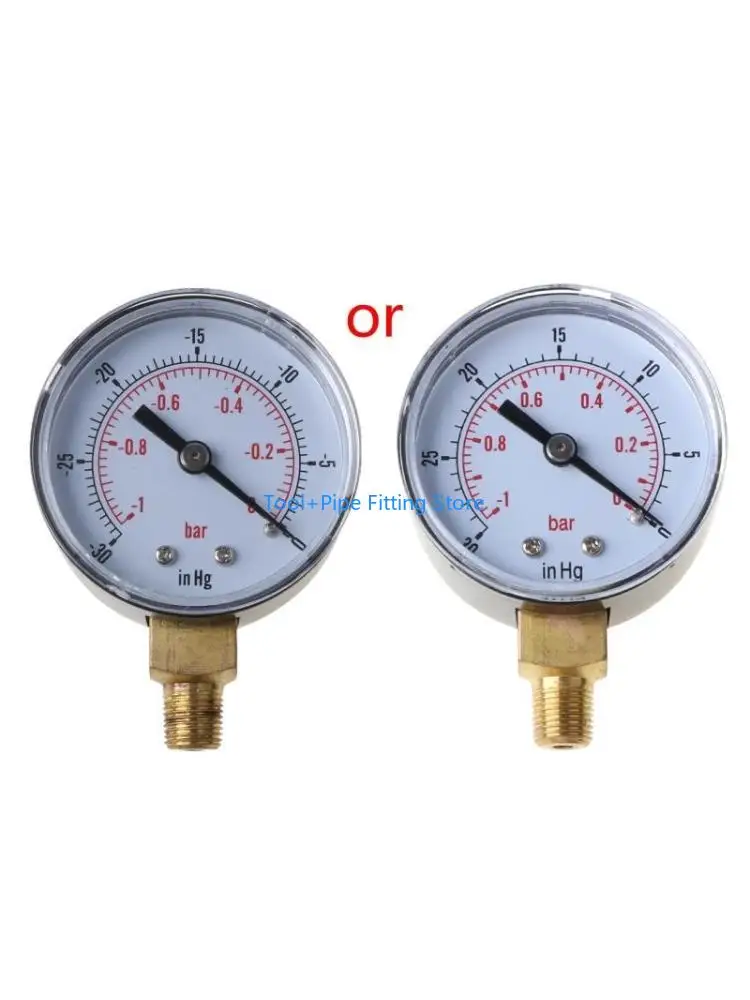 Mão pressão F92B 50mm 1/8 BSPT METURO PRESSÃO BRASS BRESS 1/8 BSPT MOLHE