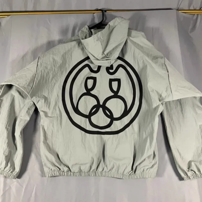 Oversized Lightweight Quick Drying Kanye Jackets Men Women  Assault Suit Outdoor Travel Sunscreen Gosha Zipper Hoody Windbreaker