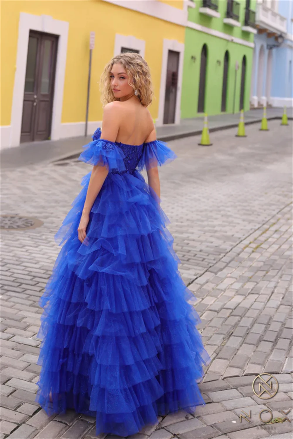 Jessica Royal Blue Wedding Dress PromDress Glitter Embroidered Tulle 2024Vestidos De Fiesta A-shaped Princess Wedding PartyDress