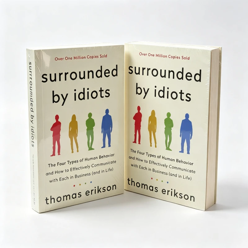 Surrounded by Idiots Book by Thomas Erikson, Human Behavior Psychology Book for Effective Communication