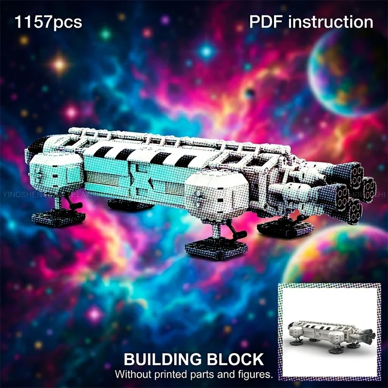 

Конструктор MOC Space 1999 Eagle Transporter: Космический корабль, классическая научно-фантастическая модель для взрослых коллекционеров, игрушка-конструктор, модель для демонстрации