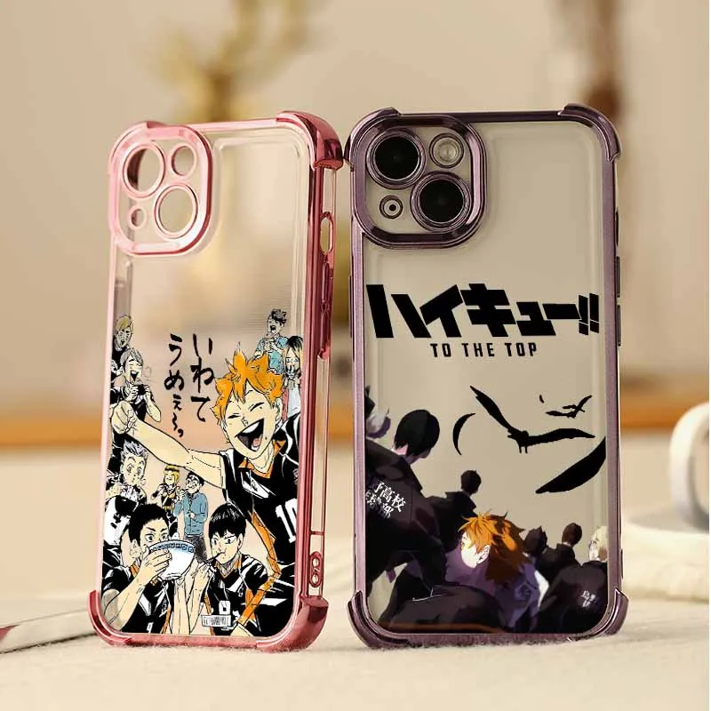 Funda de Silicona con Diseño de Anime Haikyuu Hinata Shoyo para Xiaomi POCO X8 X7 X6 X5 F8 F7 Mi 17 15 14T 13 Redmi 15 14C 13C