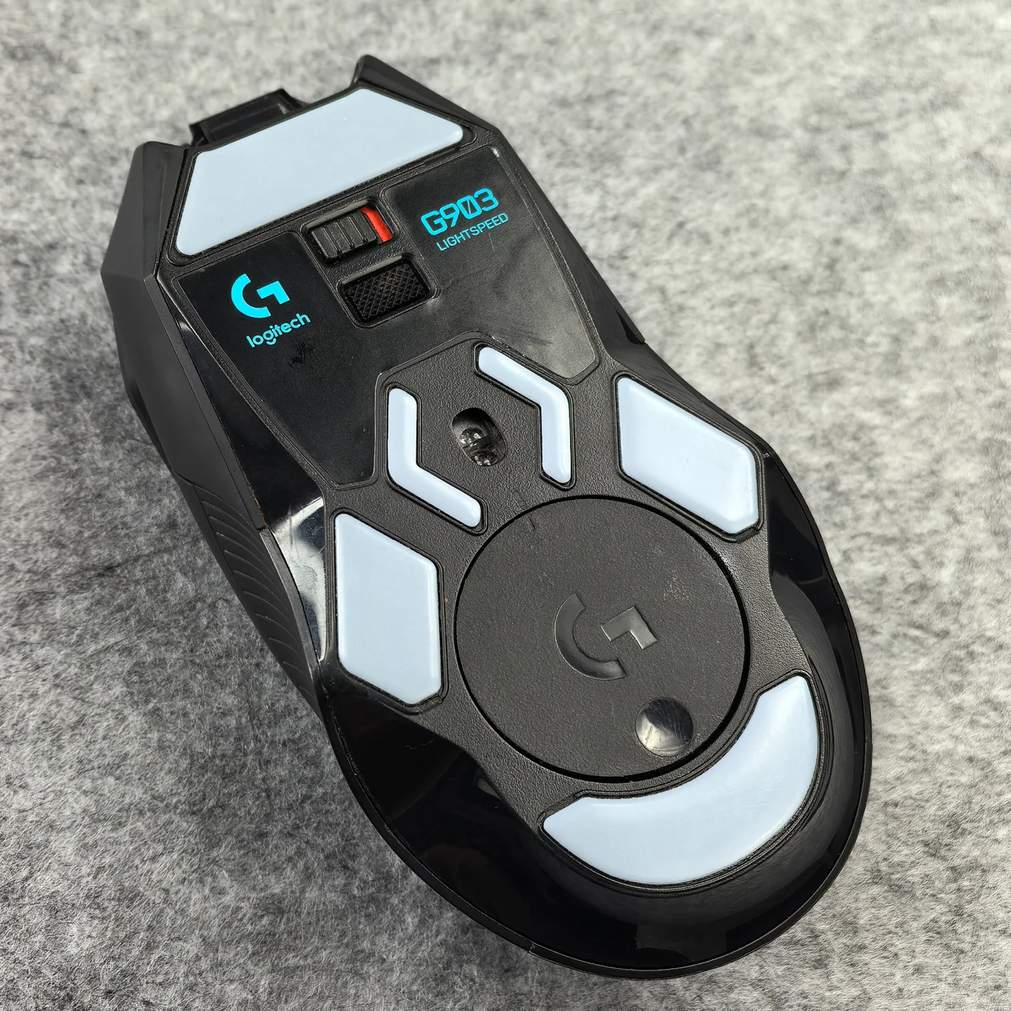 UnusualWaySports Mouse Skates Feet G903 Hero Cambered Surface PTFE Anti Collapse Magic Ice Silver Fox