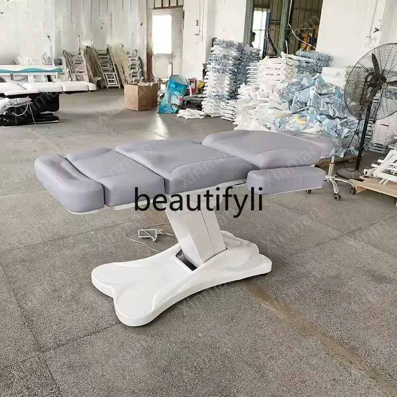 

zqqqqGrey eyelashes 3 motor electric beauty salon beauty massage bed facial bed