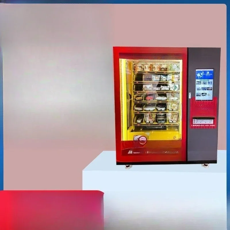 Fully automatic vending machine, unmanned super speed hot food machine