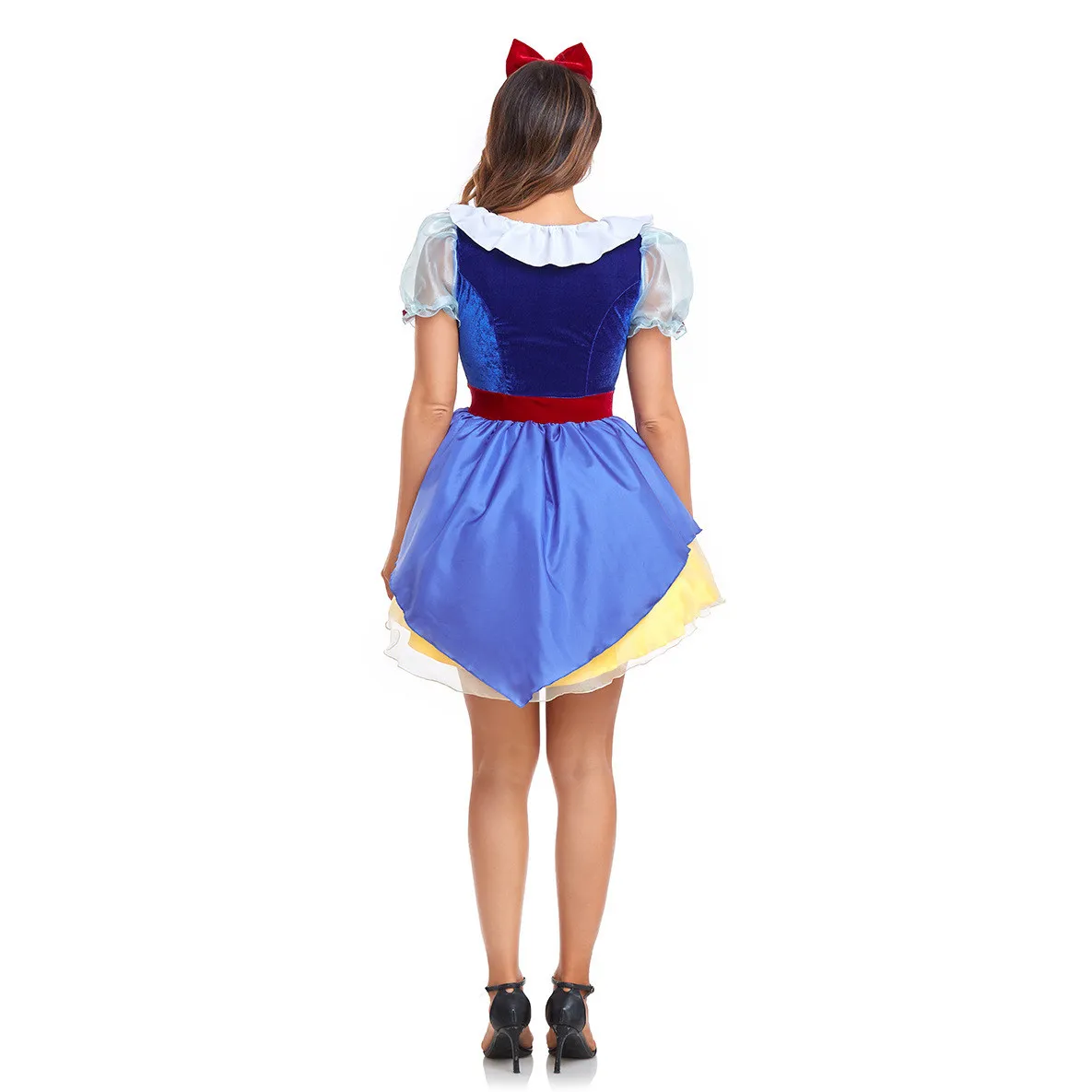 Grande taille adulte neige blanche Princ Dr fée T Cosplay loween Performance Costume ort Sexy jupe scène tenue