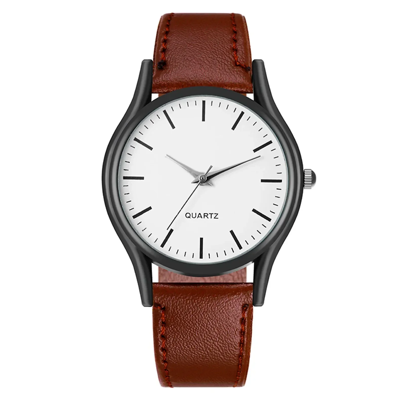 2024 Fashion Watches for Men Women Retro Business Design Hand Watch Leather Couple Watches Quartz Wristwatch Clock Reloj Mujer