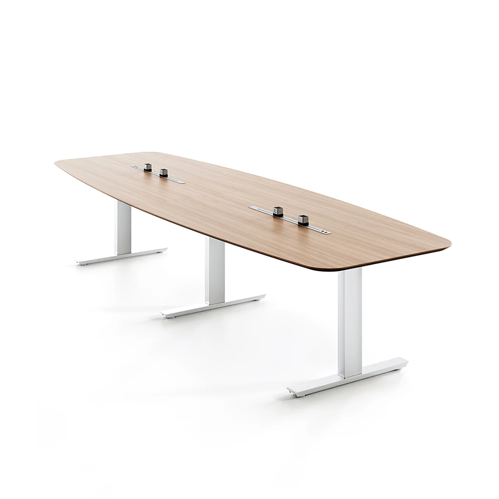 Quality Assurance Modern Conference Table Conference Meeting Table Conference Table 8 People Height Adjustable Desk for Office