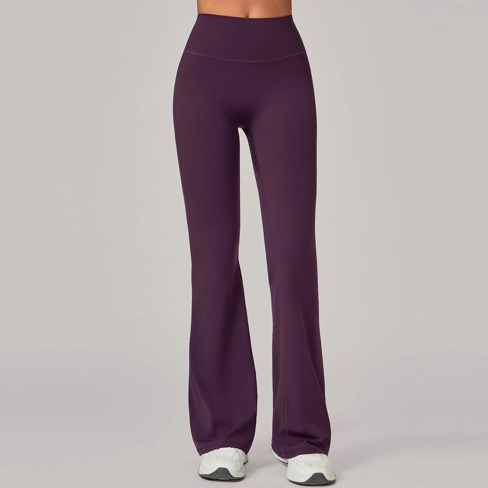 Flared Leggings Woman Sports Yoga Pants Workout Gym Clothes Woman Clothing Legging Sport Femme Leggins Mujer Purple Beige Green