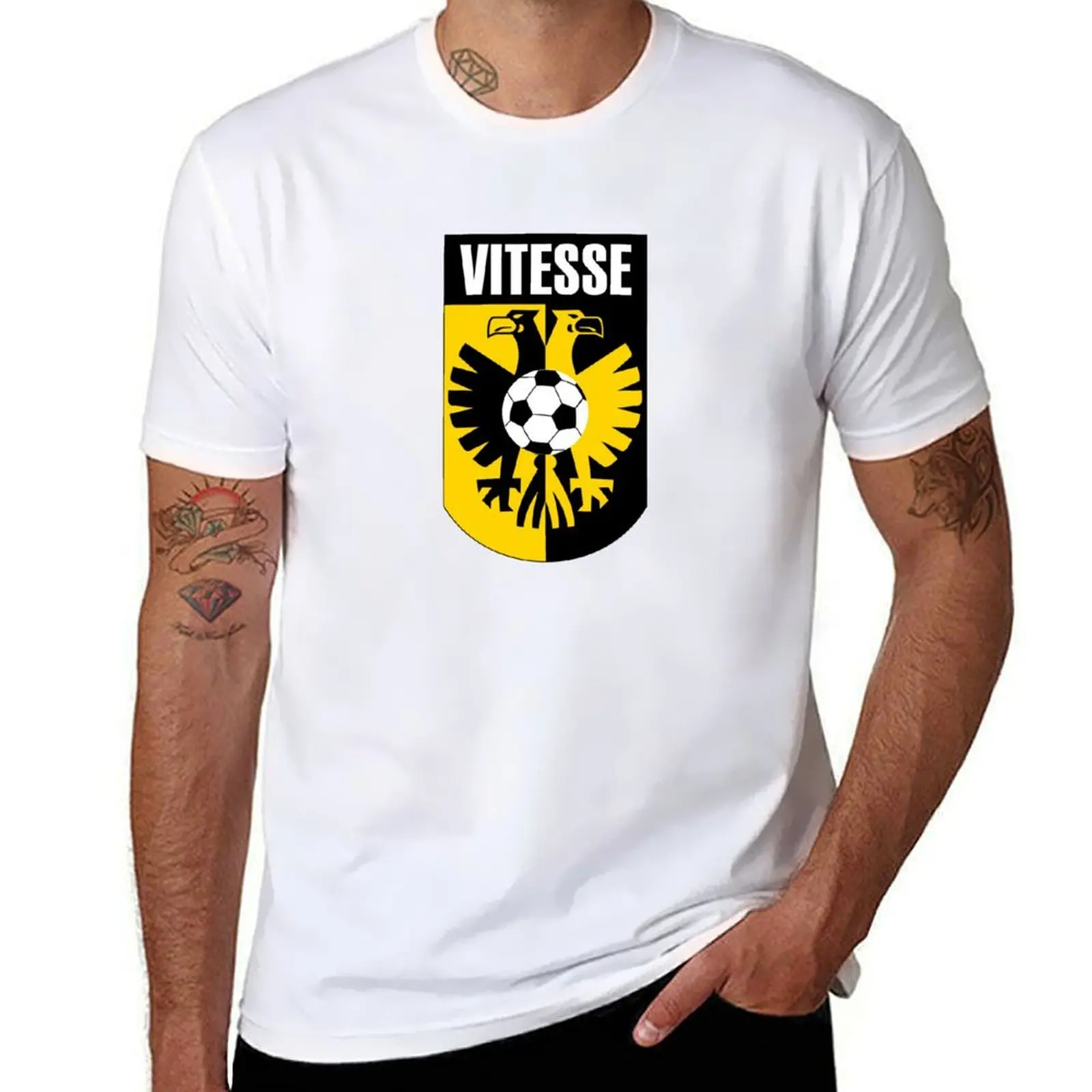 

Vitesse Arnhem T-Shirt man t shirts cotton man tshirt T-Shirt