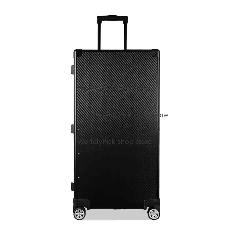 Suitcase Smart Professional High Quality 20" 22" 24"OEM ODM Universal Wheel Hard Case Carbon Fiber Luggage Set