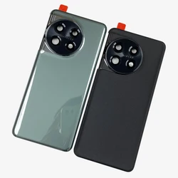 100% A + + l arka cam pil kapağı Oneplus 11 için arka pil kapı konut Case kamera çerçeve onarım ile değiştirin