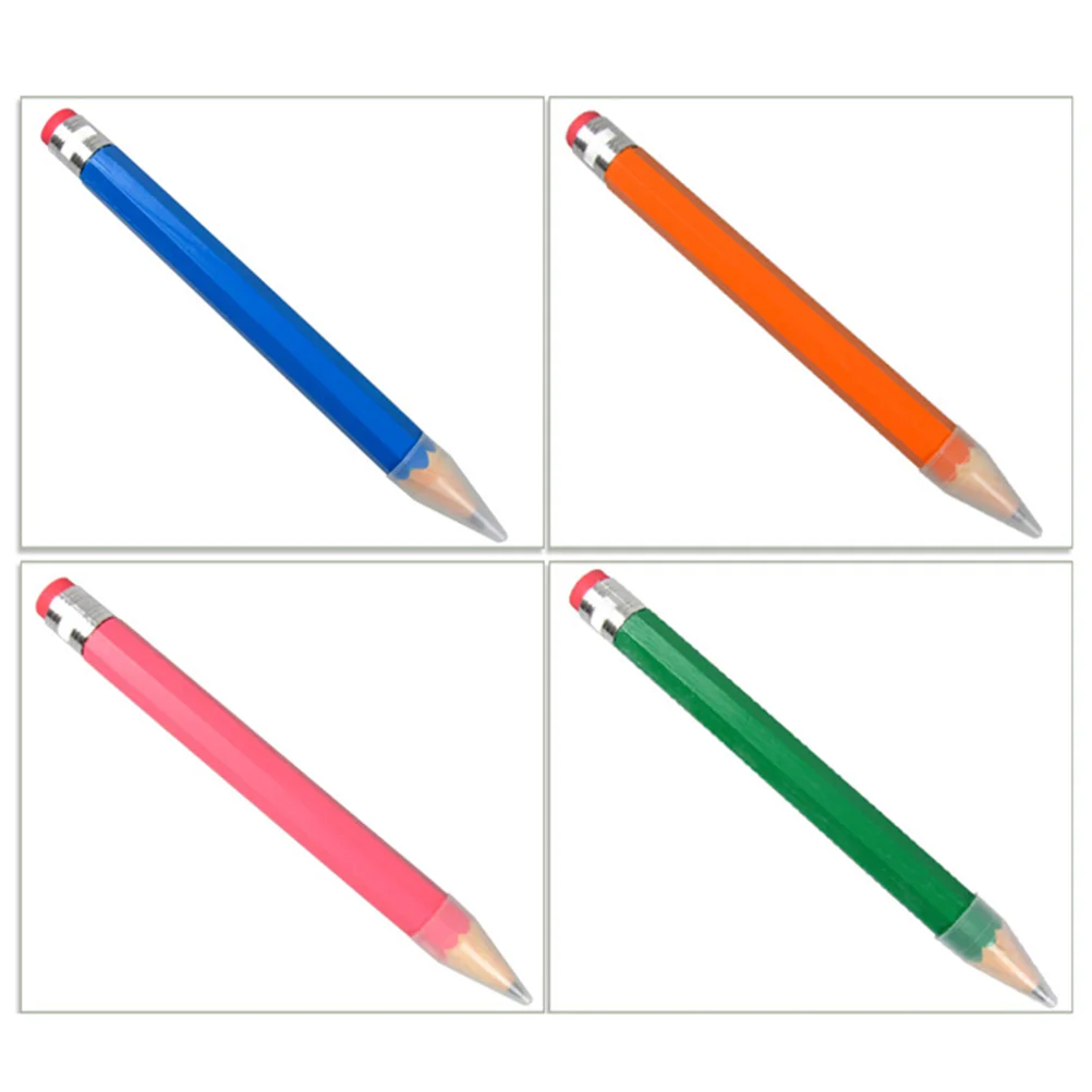 2pcs 33cm Wooden Pencil Large Drawing Writing Painting Mark Pencil Stationery Props (Random Pink Color System)