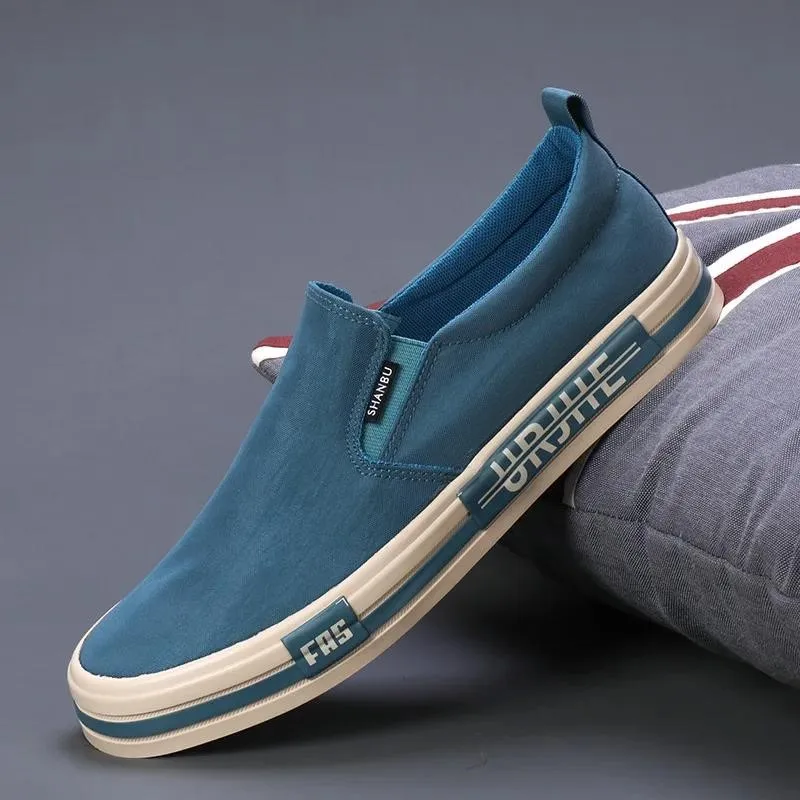 Mens Shoes Fashion Comfortable Canvas Sneakers Designer Low-cut Vulcanized Shoes for Men Non-slip Casual Shoes Men Flats sapatos