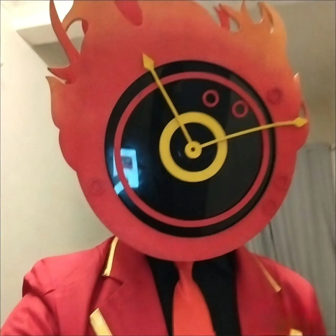 Game Dante Cosplay Alarm Clock Headpiece Limbus Company Anime Prop Carnival Party Alarm clock head cover Props