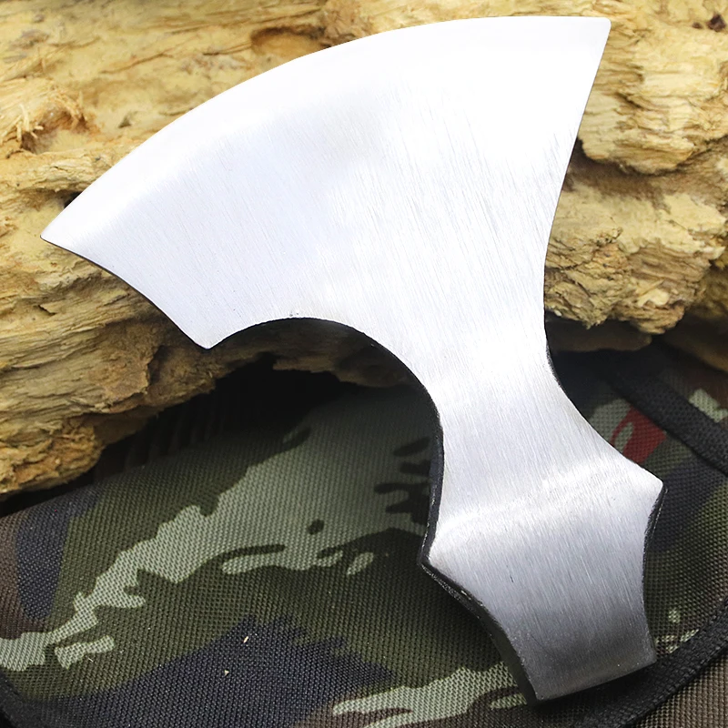 Carbon steel forging chrome board axe Wilderness camping adventure logging axe household wood chopping woodworking axe