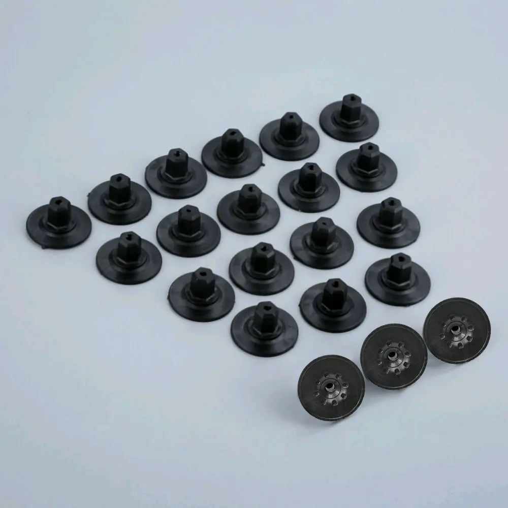 20pcs Car Interior Accessories Car Self Tapping Screws Seat Nut Cap Fasteners Plastic Self Tapping Screw Holder Cushion for Audi