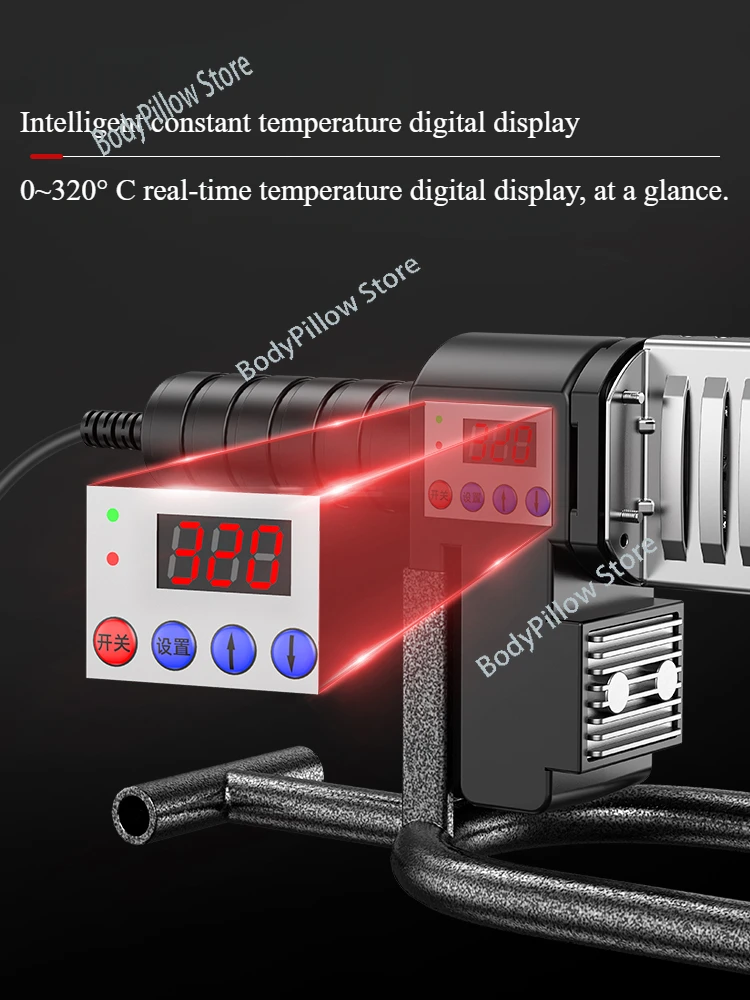 Hot melt PPR water pipe hot container water electrician multi-function welding machine household die butt