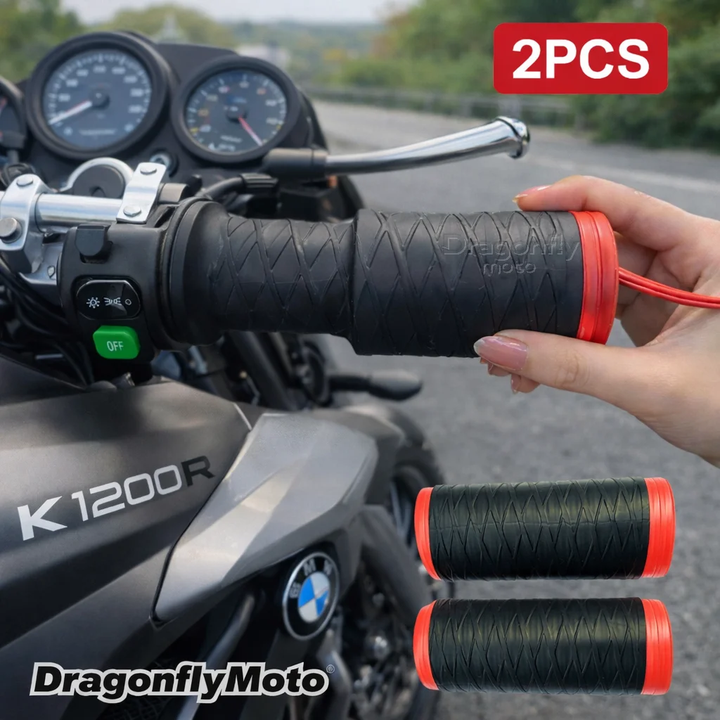 

Motorcycle Silicone Handlebar Cover For BMW K1200R K1200S K 1200 R K 1200R Self Shrinking Non-Slip Motorcycles Grip Covers
