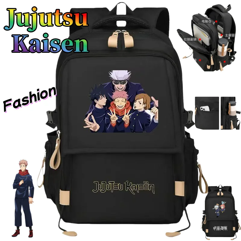 

Jujutsu Kaisen Backpack - Cute and Fashionable Cartoon Unisex Student Shoulder Bag, Large Capacity, Birthday Gift for Friends