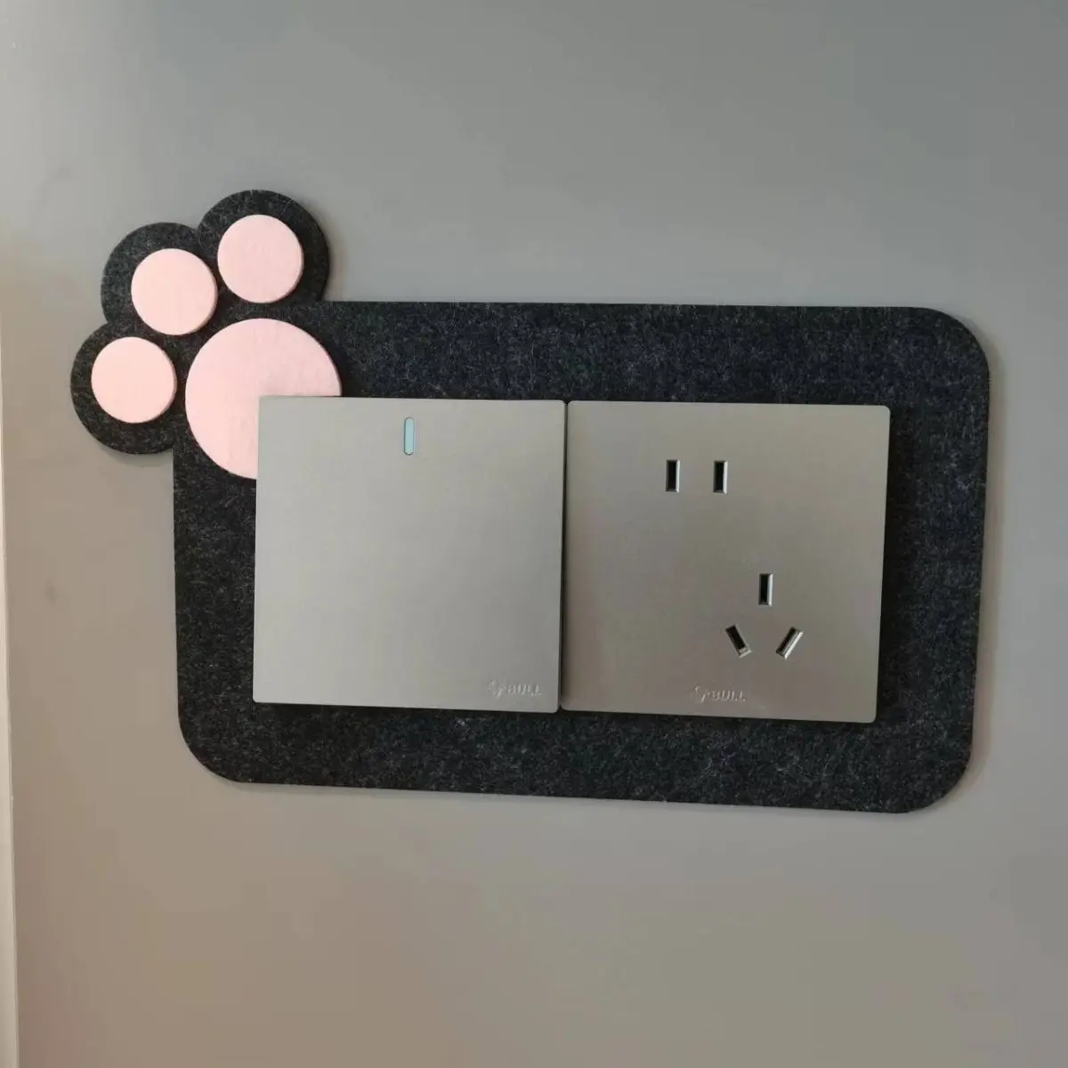 

Universal Size 2-switch Protective Cover Stickers Living Room Waterproof Household Decor Modern Switch Socket Simple Decoration