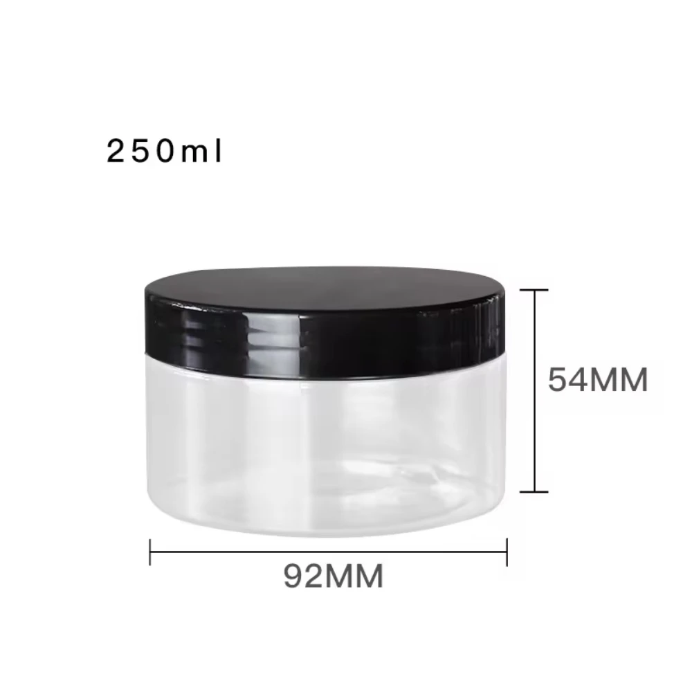حاوية مستحضرات تجميل مع عبوة سوداء قابلة لإعادة الملء ، برطمانات كريمة بلاستيكية فارغة 89 ديا ، غطاء من من من من من من من من من أجل من من من من من من من من من ؟