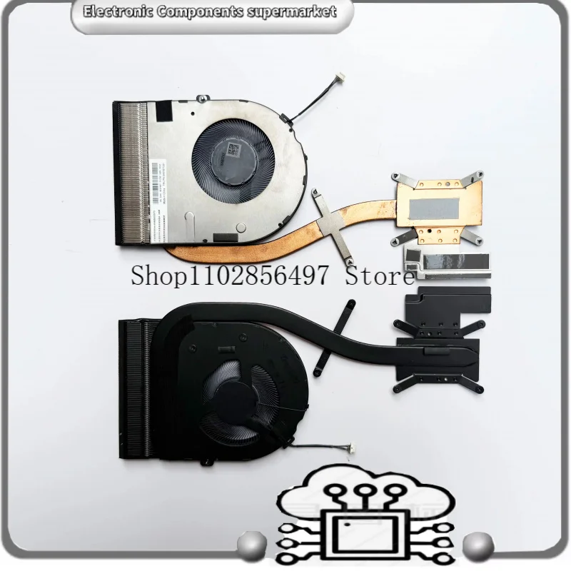 

For Lenovo ThinkPad T16 P16s Gen1 CPU Cooling Fan Integrated Cooling Module 5H41B77281 5H41B77278