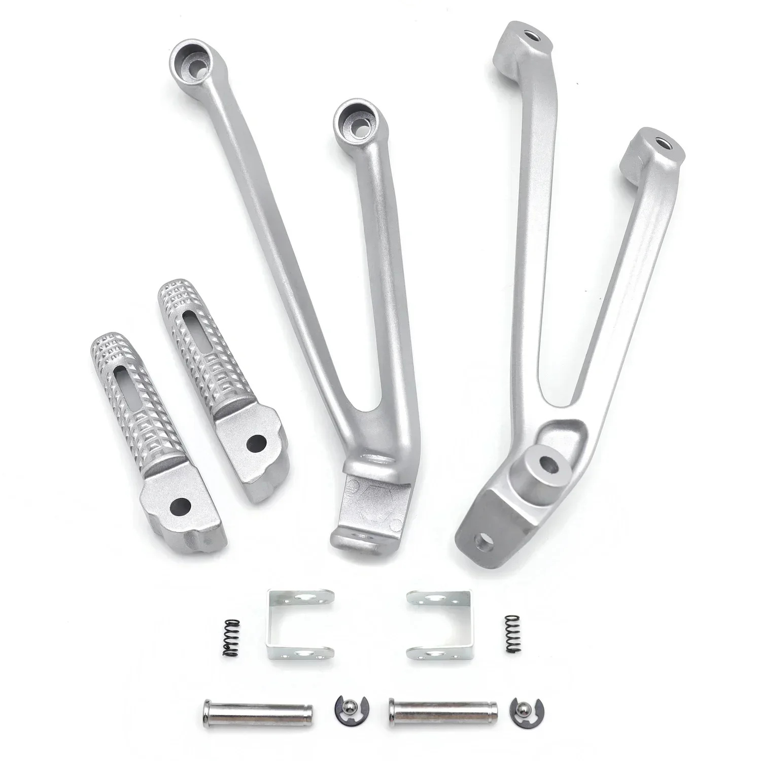 Passenger Foot Pegs & Brackets for BMW S1000RR 2010-2018 10-18 Motorcycle Parts Black/Sliver Rear