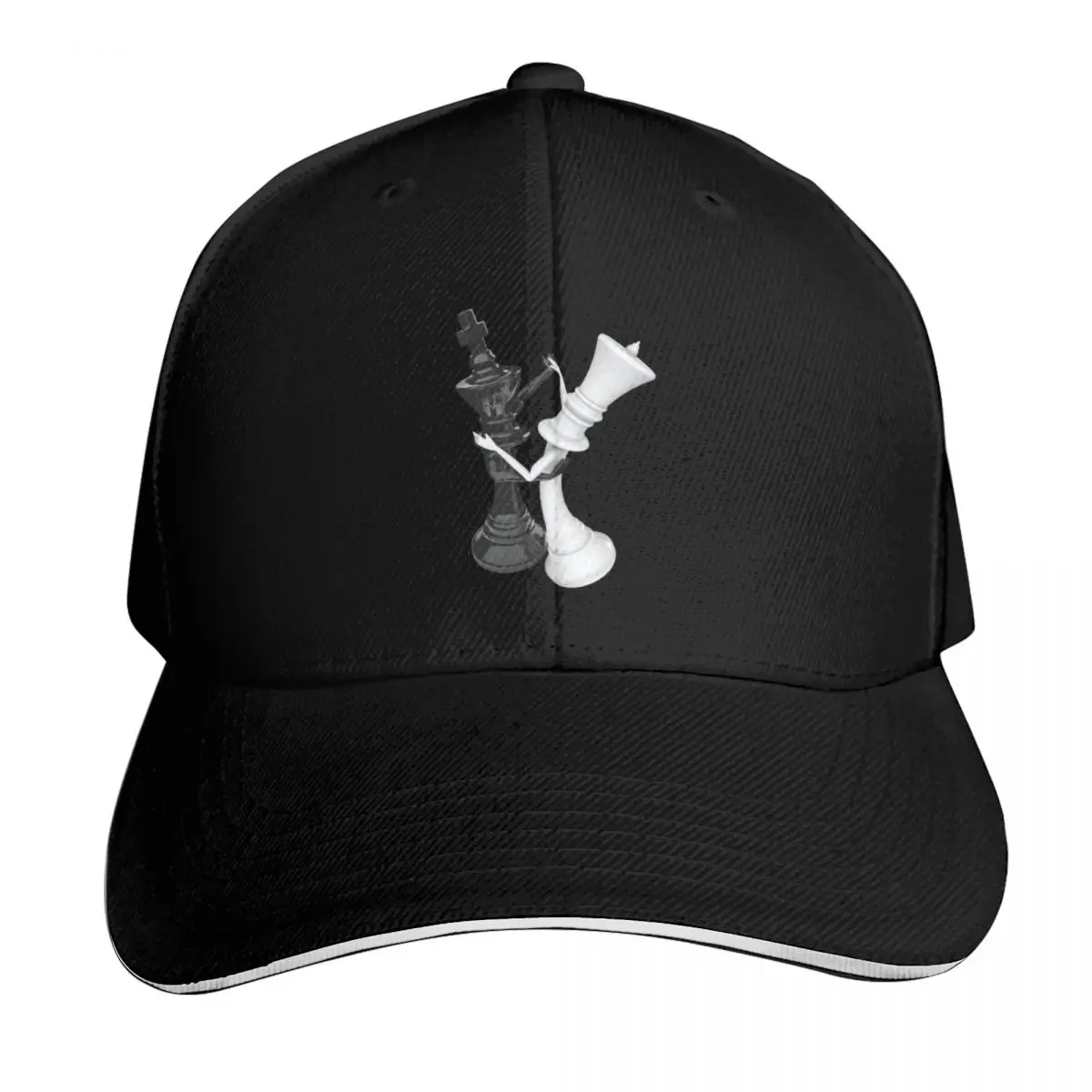 Chess dancers Baseball Cap Quick Dry Performance Cotton Twill Breathable Contrast Two Tone Brim
