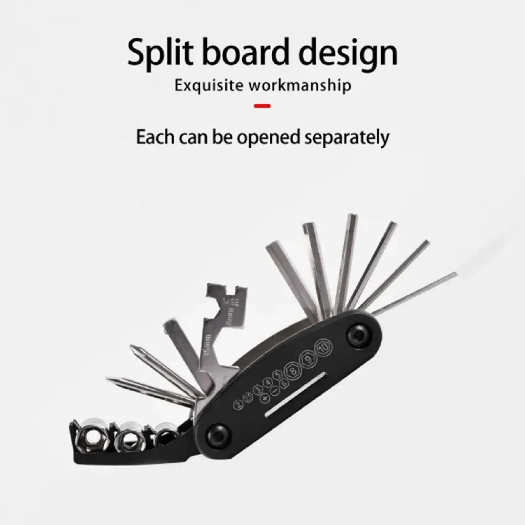 16 في 1 أدوات MTB دراجة الطريق ألين وجع أدوات الجيب المحمولة دراجة أداة إصلاح مجموعة أدوات متعددة الوظائف