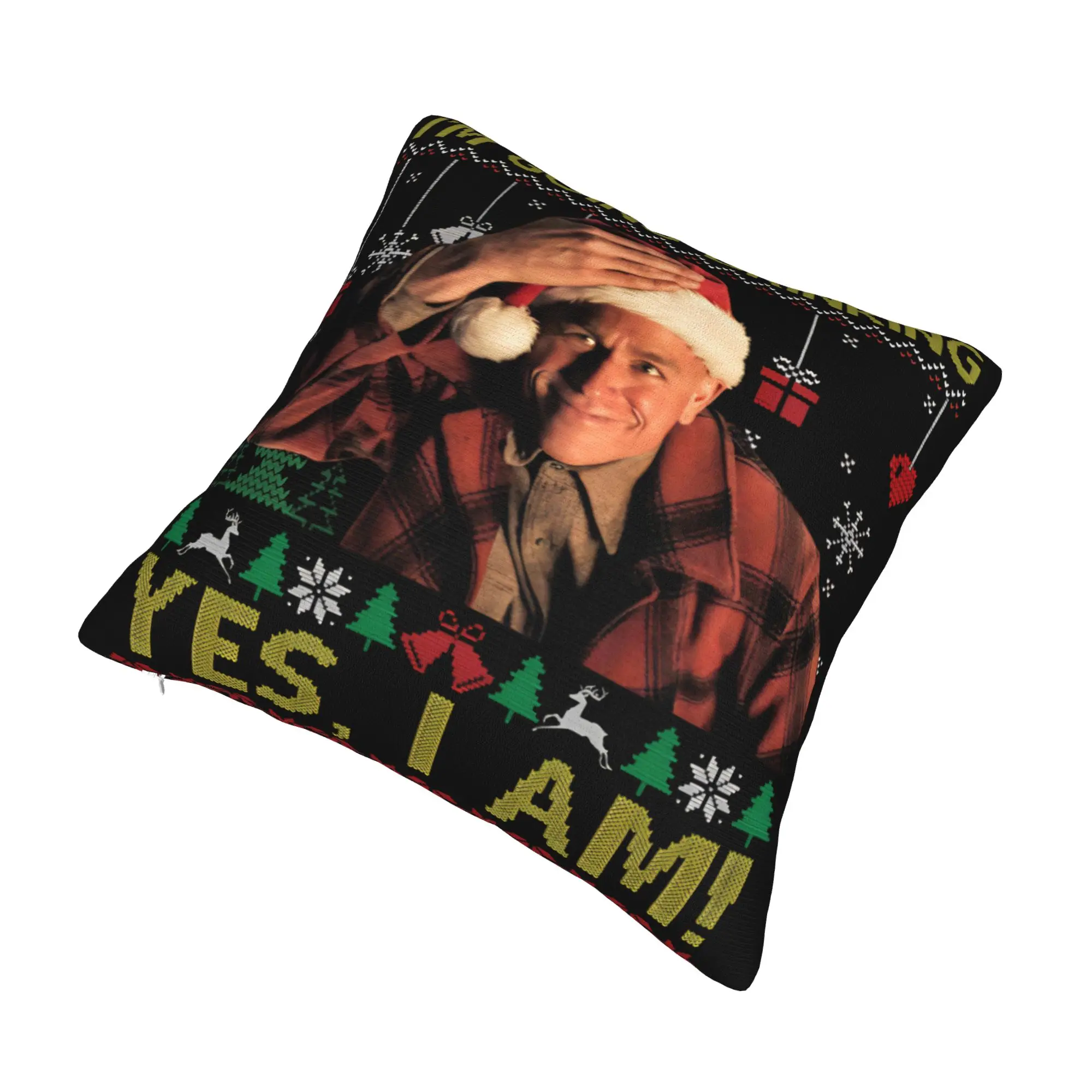 تشارلي هونام إد جين سأذهب للشرب نعم أنا غطاء وسادة غطاء الوسادة الديكور رمي كيس وسادة غطاء المنزل متعدد الحجم