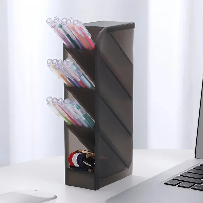 1pc Multi-Layer Pen Holder & Cosmetic Brush Storage Holder - Perfect for Office & School Supplies Pen Organizer Desk Organizer