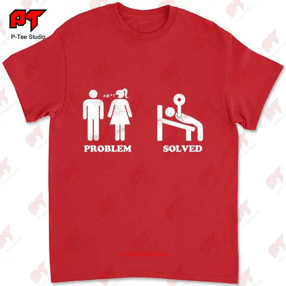 Problem Solved Gym Fitness Bodybuilding Training T-shirt QTTB