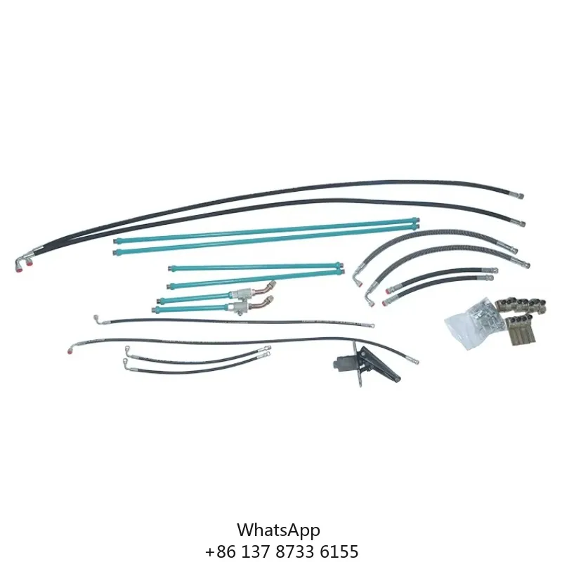 Excavator Auxiliary Hydraulic Hose Piping Kits Welding Free-welding Piping Kits For Hydraulic Thumb Shear Rock Breaker