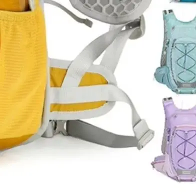Cycling Rucksack Hiking Backpack Water-resistant Nylon Fabric Breathable Mesh Padding Multi-compartment Storage
