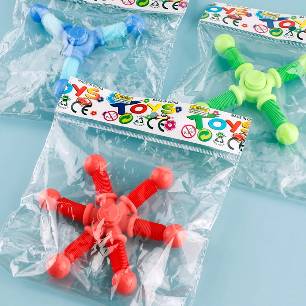 10Pcs Fun Variety Telescopic Tube Fidget Spinner Kids Birthday Party Wedding Guest Gift Souvenir, Christmas Carnival School Gift view 5